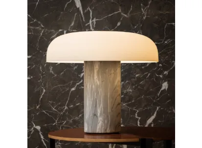 Lampada da tavolo Tropico media in marmo e vetro di Fontana Arte