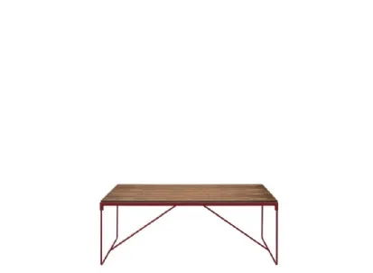 Tavolo Mingx in legno impiallacciato in noce canaletto di Driade