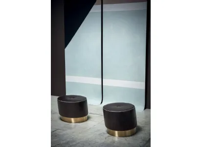 Pouf Anais in pelle di Baxter