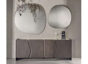 Specchio Dew con cornice in metallo di Nature Design