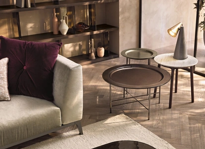 Tavolino tondo En di Fiam