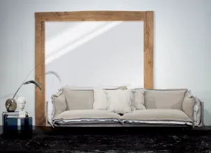 Specchio da appoggio con cornice in legno Grand Frame di Nature Design