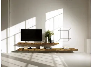 Mensole in legno secolare Line di Nature Design