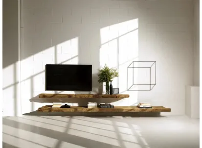 Mensole in legno secolare Line di Nature Design