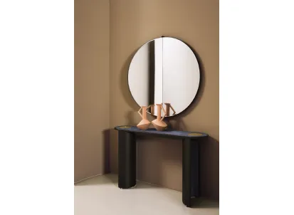 Specchio girevole in metallo verniciato opaco Peris di Baxter