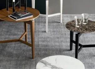 Tavolino rotondo in legno Symbol di Calligaris