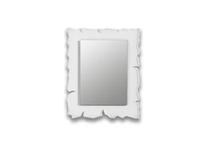Specchio di design Vision con cornice in vetro di Riflessi