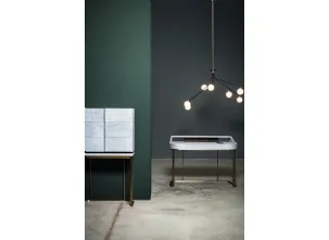 Scrittoio rivestito in pelle Yves di Baxter