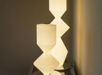 Lampada da tavolo Costantina Opal di Mogg