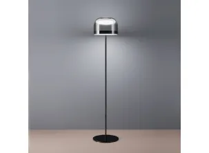 Lampada con paralume in vetro di Fontana Arte