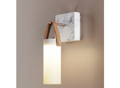 Lampada da parete in vetro di Fontana Arte