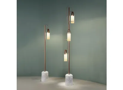 Lampada con base in marmo di Fontana Arte