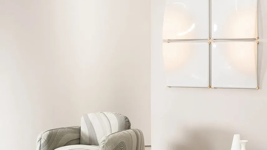 Lampada da parete Googie di Baxter