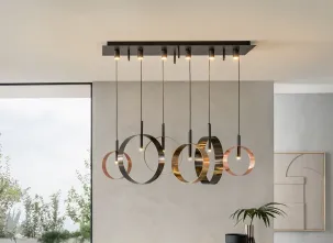 Lampada a sospensione Led Loop S di Riflessi