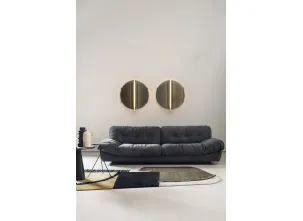 Lampada da parete circolare in ottone brunito Nanda di Baxter