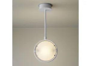 Lampada a sospensione satinata di Fontana Arte