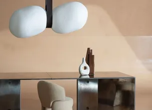 Lampada a sospensione Nube Blanca di Baxter