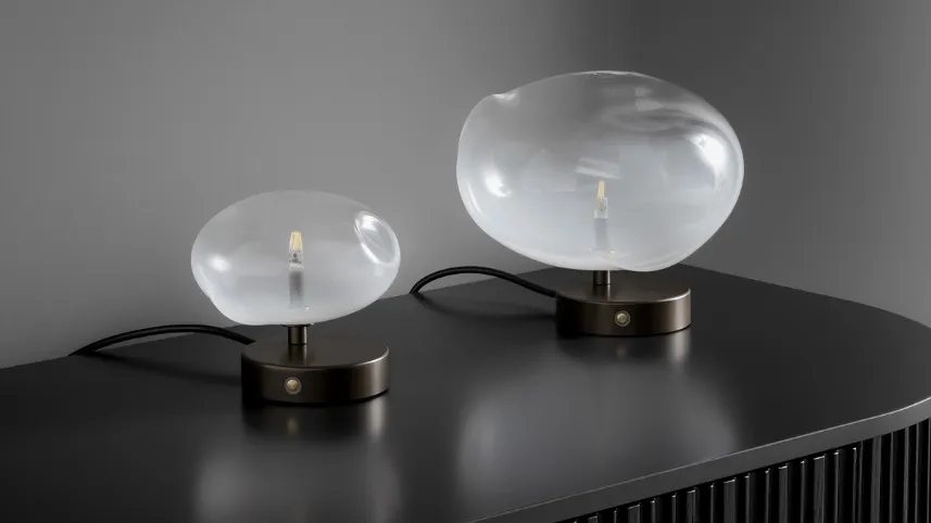 Lampada da tavolo in vetro Pepita di Bonaldo
