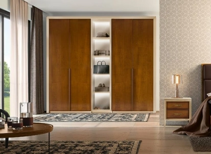 Armadio componibile con ante battenti Universo di Le Fablier