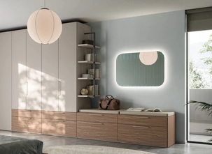 Armadio con anta battente Liscia M 32 36 di Orme