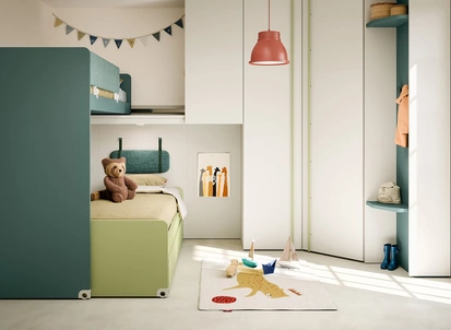 Cameretta Soppalco Scorrevole Slide di Nidi