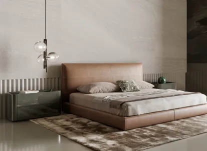 Comodino Arragan in laccato lucido di Bonaldo