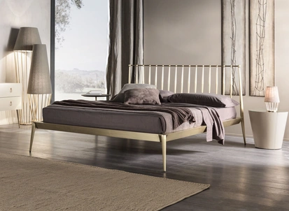 Comodino Conico in pelle di Cantori