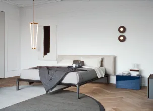 Comodino in laccato lucido Easy System di Novamobili