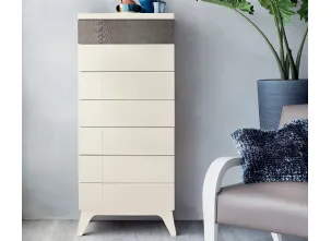 Cassettiera Aneto in legno laccato di Le Fablier