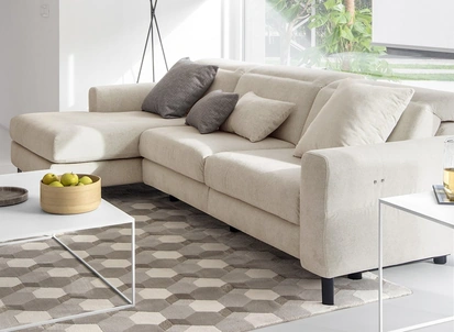 Divano con penisola Norma di Calligaris