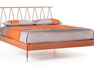 Letto di design in ferro battuto Agave di Cantori