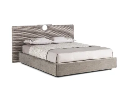 Letto Bay in tessuto con box contenitore di Cantori