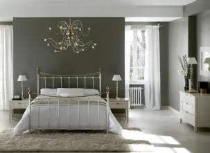 Letto Oliver in ferro e alluminio di Cantori