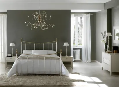 Letto Oliver in ferro e alluminio di Cantori