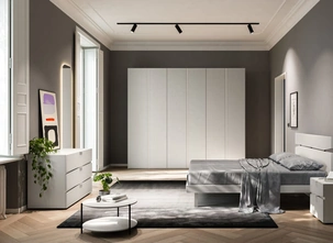 Letto con testiera Contra Night 02 di Orme