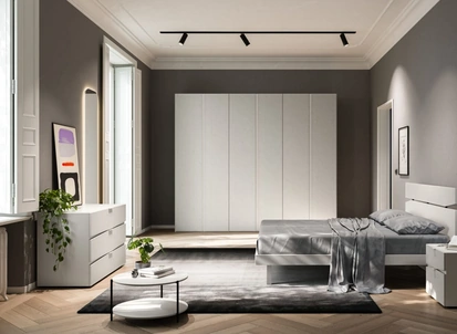 Letto con testiera Contra Night 02 di Orme