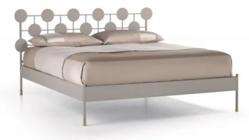 Letto in ferro battuto matrimoniale di design Dalia di Cantori