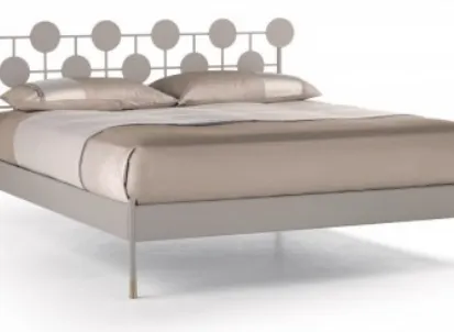 Letto in ferro battuto matrimoniale di design Dalia di Cantori