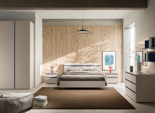 Letto con testiera Elga Night 04 di Orme