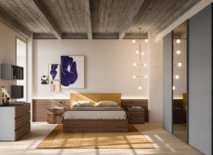 Letto con testiera imbottita Gap Night 15 di Orme