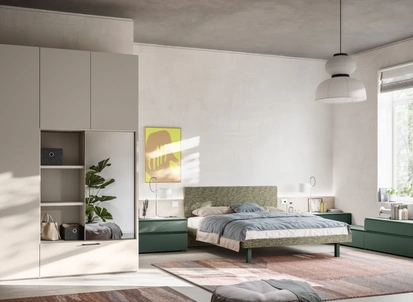 Letto con testiera imbottita Gap Night 16 di Orme