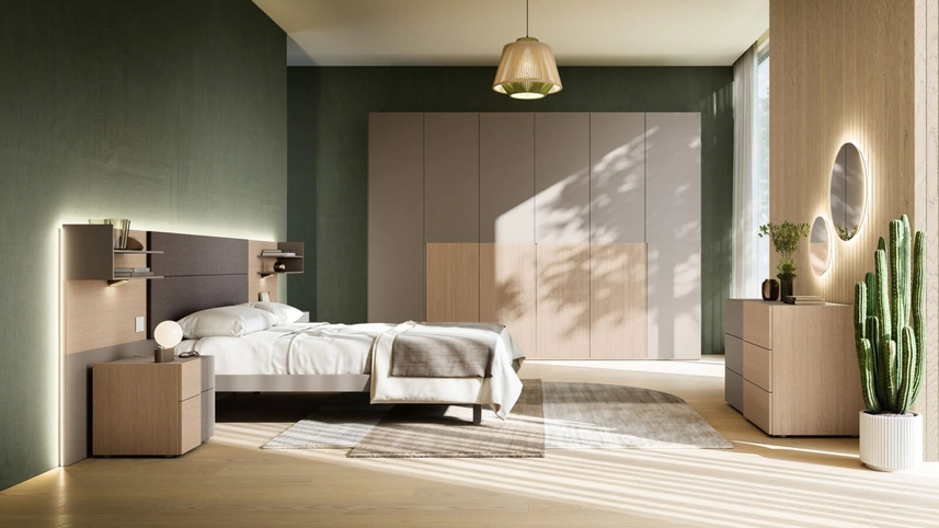 Letto matrimoniale Giako Basic 12 di Orme