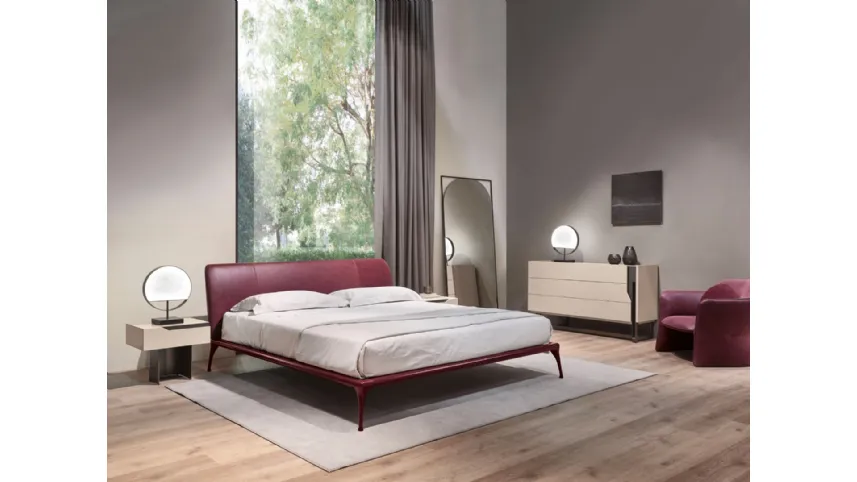 Letto in pelle  Iseo 24 di Cantori