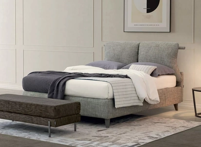 Letto in tessuto Pug con box contenitore di Oggioni