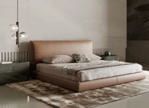 Letto in pelle Oris di Bonaldo
