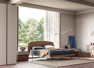 Letto con testiera Park Night 22 di Orme