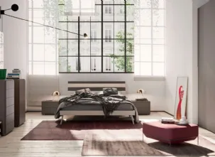 Letto con testiera moderna Segno di Orme
