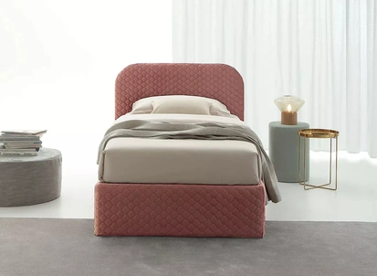 Letto Singolo con contenitore Golf 602A di Oggioni