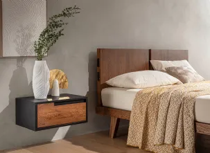Letto Tangeri in rovere nodato di Le Fablier