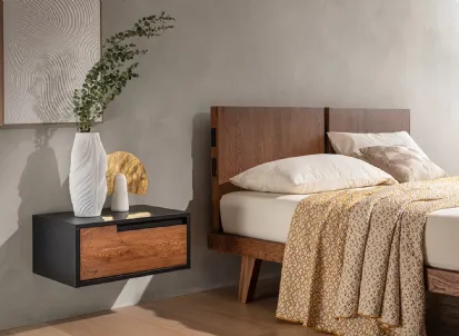 Letto Tangeri in rovere nodato di Le Fablier